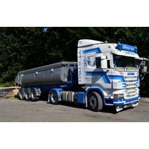 70074 - Scania R Highline con vasca ribaltabile 3assi Steurer /1:50 TEKNO