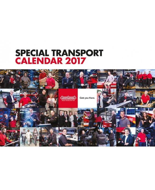 Nooteboom special transport Calendar 2017