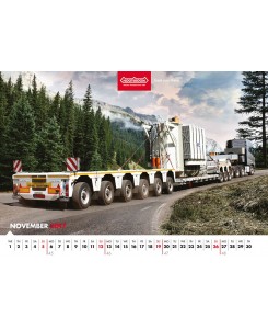 Nooteboom special transport Calendar 2017