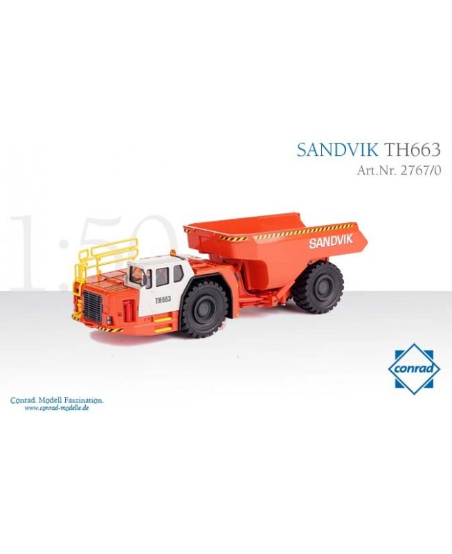 2767/0 - SANDVIK TH663 underground mining dumper /1:50 Conrad
