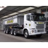 71947 - Scania G serie 6x4 tipper trailer 2axle SURER /1:50 TEKNO