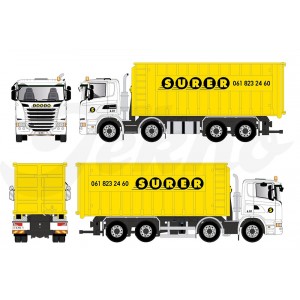 71948 - Scania serie G scarrabile con cassone SURER /1:50 TEKNO