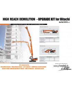 GM18-050 - High Reach Demolition upgrade kit Hitachi ZX350-6 / 1:50 giftmodels