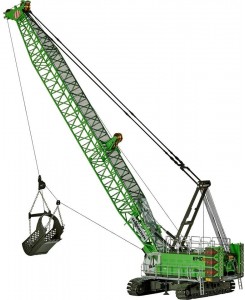 231.0 - Sennebogen 6140E crawler crane with dragline bucket / 1:50 ROS