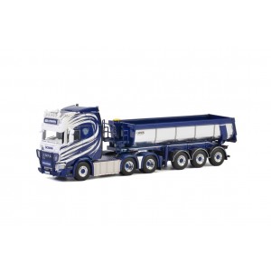 Scania R Highline 6x4 con vasca ribaltabile 3assi Alta Lastebilsentral - WSImodels