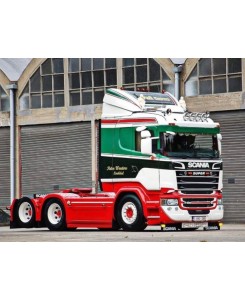 75678 - Scania R 6x2 curtainside trailer Peter Wouters /1:50 TEKNO