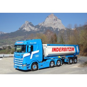 WSI01-2932 - Scania CS20N 6x4 con semi vasca ribaltabile Inderbitzin /1:50 WSImodels