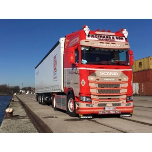 74618 - Scania NGS 4x2 curtainside 3axle Fisotrans /1:50 TEKNO