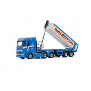 WSI01-2932 - Scania CS20N 6x4 con semi vasca ribaltabile Inderbitzin /1:50 WSImodels
