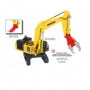 9991 KOMATSU PC1250-11 excavator - demolition equipment /1:50 NZG