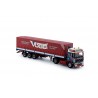 73913 - Volvo F12 Globetrotter with Classic tilt semitrailer Vögel / 1:50 TEKNO