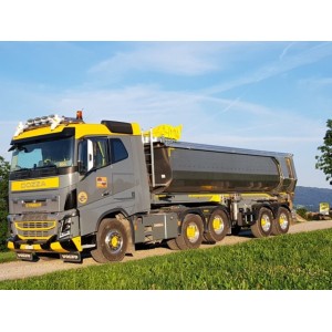 76791 - Volvo FH16 6x4 tipper trailer 2axle DOZZA /1:50 TEKNO