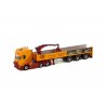 WSI01-3055 - Scania S Highline 6x2 brick trailer 3axle VSB Groep BV /1:50 WSImodels