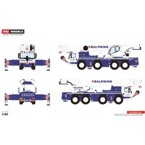 WSI51-2062 Liebherr LTM1090-4.2 mobile crane Baldwins Crane Hire / 1:50 WSImodels