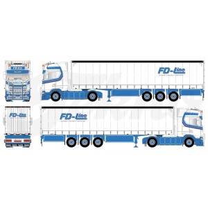 80939 - Scania NextGen S650 4x2 centinato FD Line /1:50 TEKNO