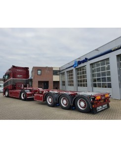 WSI01-3225 - DAF XF SSC my17 4x2 40ft container trailer Roling /1:50 WSImodels