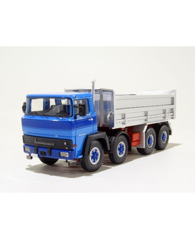 Magirus 320D30 8x4 camion ribaltabile - blu e grigio / 1:50 Golden Oldies