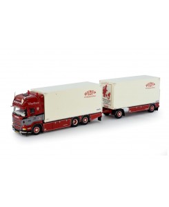 74822 - Scania R Topline rigid truck + trailer NC - Hurup THY Christensen - 1:50 TEKNO