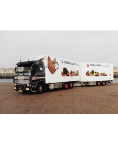 80970 - Scania serie3 Topline truck+trailer Zwan Disselkoen /1:50 TEKNO