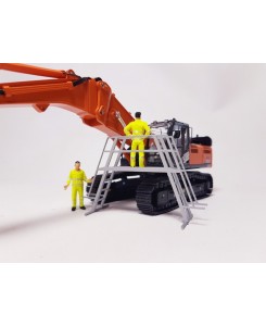 GM29 - Double-sided ladder with bridge work platform /1:50 giftmodels