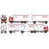 81274 - Volvo F12 reefer truck combi trailer Torben Rafn /1:50 TEKNO