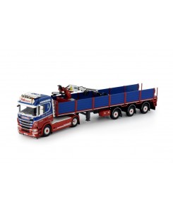 76464 - Scania NGR 4x2 brick-trailer PWT Peter Wouters /1:50 TEKNO