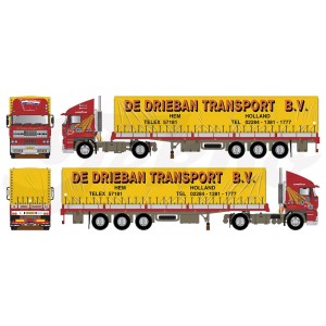 81527 - DAF 3300 4x2 classic trailer Drieban /1:50 TEKNO