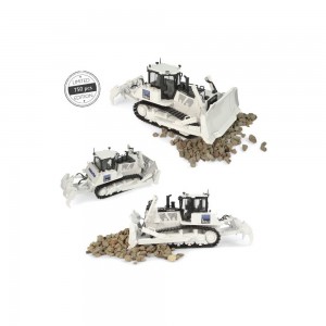 UH8159 Komatsu D155AX-7 dozer cingolato - WHITE edition /1:50 Universal Hobbies