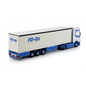 80939 - Scania NextGen S650 4x2 curtain semitrailer FD Line /1:50 TEKNO