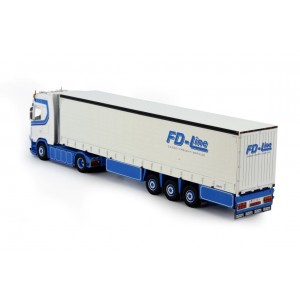 80939 - Scania NextGen S650 4x2 curtain semitrailer FD Line /1:50 TEKNO
