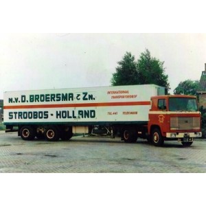 76880 - Scania 110 4x2 frigo 2 assi Broersma /1:50 TEKNO