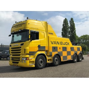 WSI01-3524 - Scania R6 Topline 8x4 Falkom Van Eijck /1:50 WSImodels
