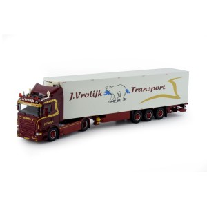 81154 - Scania R500 4x2 reefer trailer Vrolijk /1:50 TEKNO
