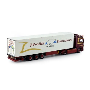 81154 - Scania R500 4x2 reefer trailer Vrolijk /1:50 TEKNO
