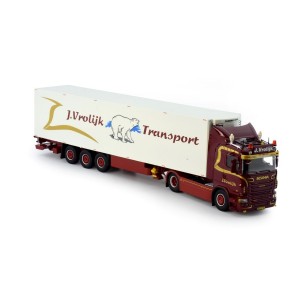 81154 - Scania R500 4x2 reefer trailer Vrolijk /1:50 TEKNO