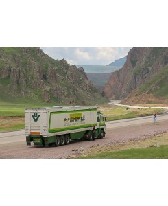 81660 - Scania 141 4x2 box trailer Daniel Morin - Persian Gulf Expres /1:50 TEKNO