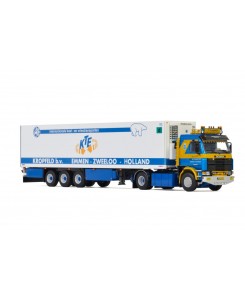 WSI01-3337 - Scania Serie3 4x2 reefer trailer 3axle Kropfeld /1:50 WSImodels