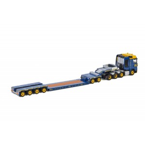 WSI01-3359 - MB Actros MP4 SLT BigSpace 8x4 lowloader 4+2 Kraanverhuur De Gier BV /1:50 WSImodels