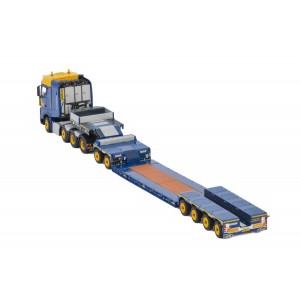 WSI01-3359 - MB Actros MP4 SLT BigSpace 8x4 lowloader 4+2 Kraanverhuur De Gier BV /1:50 WSImodels