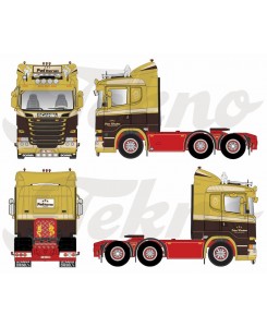 81596 - Scania R 520 6x2 sleeper cab Peter Wouters /1:50 TEKNO