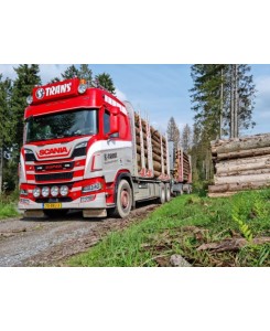 82362 - Scania NGR650 combi wood-transport S-trans /1:50 TEKNO