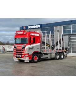 82362 - Scania NGR650 autotreno trasporto legname S-trans /1:50 TEKNO