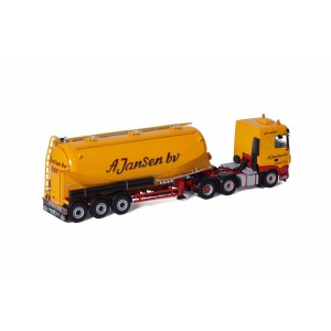 WSI01-3525 - DAF XF SC my17 6x2 bulk trailer Omeps A. Jansen BV /1:50 WSImodels