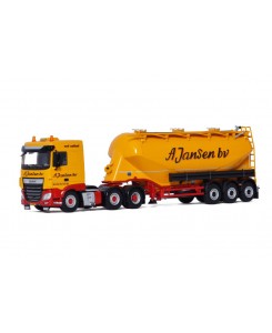 WSI01-3525 - DAF XF SC my17 6x2 bulk trailer Omeps A. Jansen BV /1:50 WSImodels