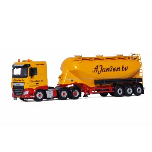 WSI01-3525 - DAF XF SC my17 6x2 bulk trailer Omeps A. Jansen BV /1:50 WSImodels