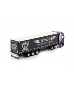 81240 - Scania NG S650 4x2 curtainside trailer Stelzl /1:50 TEKNO
