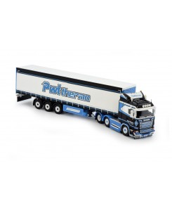 81487 - Scania R Streamline 6x2 curtainside trailer PWT Peter Wouters /1:50 TEKNO