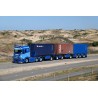 82171 - Scania SR650 combi road-train P. Visser + 3 container 20ft Marsk /1:50 TEKNO