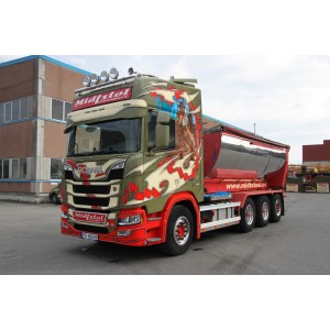 WSI01-3673 - Scania CR20H 8x4 scarrabile asfalto Midstol /1:50 WSImodels