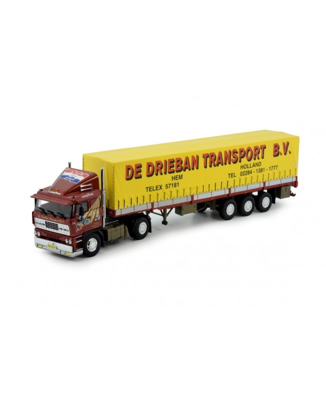 81527 - DAF 3300 4x2 classic trailer Drieban /1:50 TEKNO